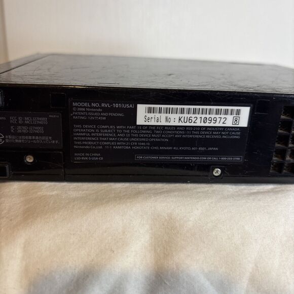 Nintendo Wii Video Game Console Only  RVL-001 (USA)  Tested Working Read Desc - Picture 6 of 6